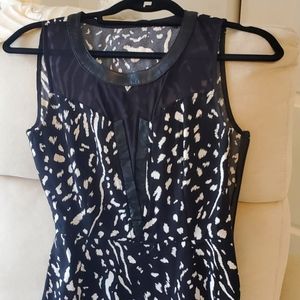 Black AND WHITE MINI DRESS SIZE SMALL FROM GUESS